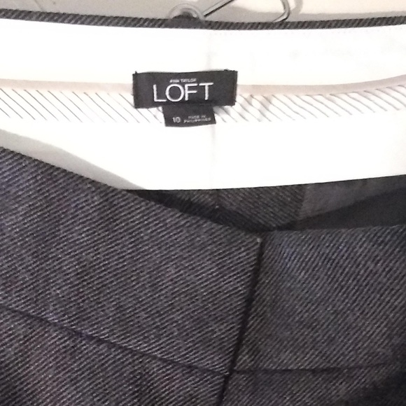 Ann Taylor Loft wide leg wool pants Size 10 - Picture 3 of 4